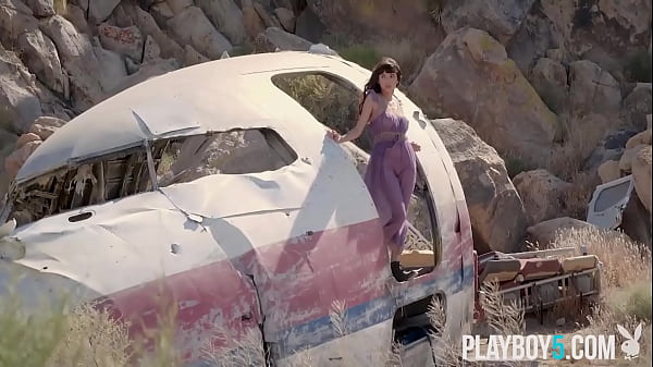 Image Plane Crash sole survivor is hot latina Steph who gets naked outdoor