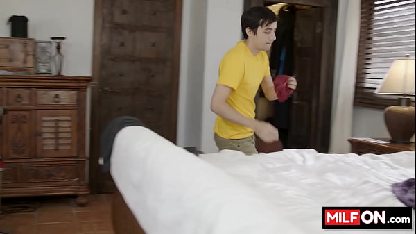 Image Sexy big tit blonde stepmom suck big dick and reveal her huge tits - Victoria Zdrok, Ricky Spanish