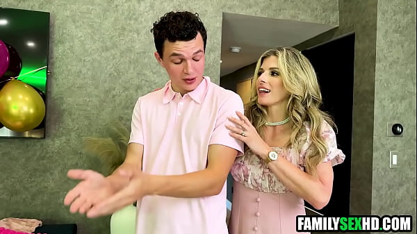 Image Step mom & step sister fuck him for 18th birthday | Fucked up family