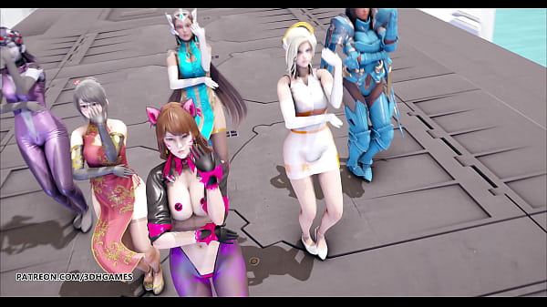 Image [MMD] Red Velvet - Red Flavor Kpop Striptease Dva Mercy Pharah Mei Widowmaker Symetra Overwatch Uncensored Hentai 4K 60FPS