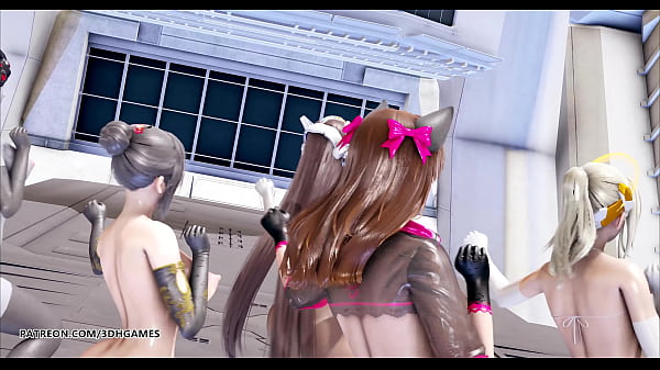 Image [MMD] Red Velvet - Red Flavor Naked Kpop Dance Dva Mercy Pharah Mei Widowmaker Symetra Overwatch Uncensored Hentai 4K 60FPS