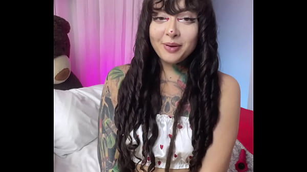 Image Your girlfriend makes a special video call for Valentine's Day and plays with her tight ass