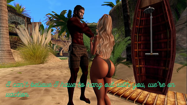 Image Second life Black man fucks asian stepsister on the beach