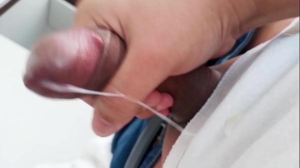 Image Cumming, jacking off my uncircumcised cock, closeup. November 23, 2024.