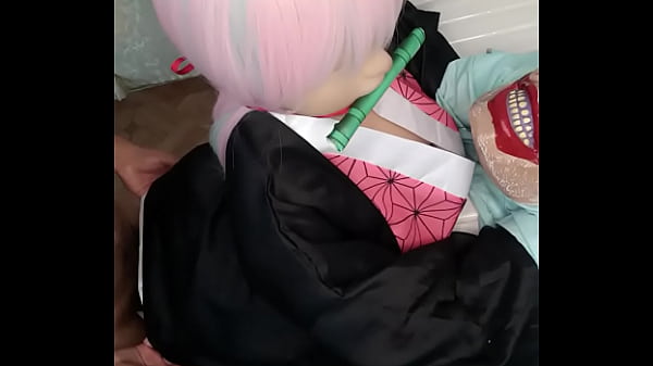 Image NEZUKO WITH BIG TITS IS FUCKED BY HER STEPBROTHER WITH A BIG BLACK COCK (18 years old)