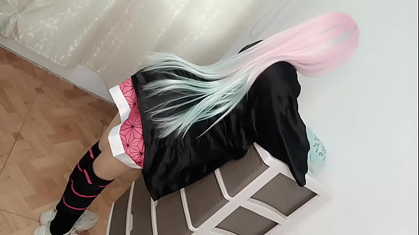 Image NEZUKO GETS FUCKED BY HER STEPBROTHER WITH A BIG THICK COCK COSPLAY (18 years old)