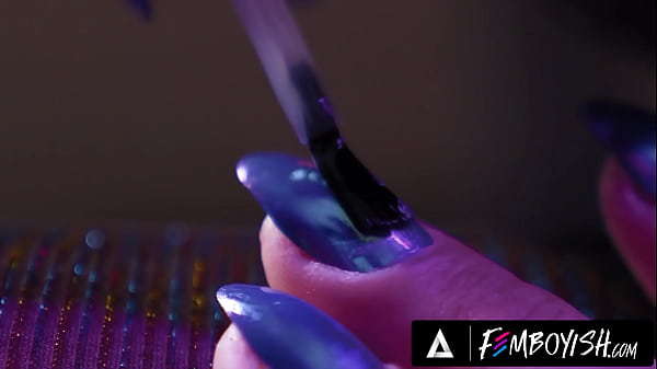 Image FEMBOYISH - Goth Twink Femboy Edward Terrant Wants Angel Elias's Huge Uncut Cock Up His Ass