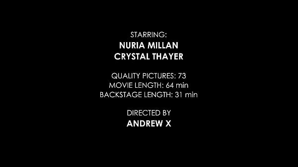 Image Crystal Thayer & Nuria Millan, 5on2, ATOGM, Balls Deep, DAP, Extreme Deepthroat, Manhandle, No Pussy, Rough Sex, Big Gapes, Pee Cum in Mouth, Swallow AH060