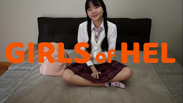 Image After school fun - Asian student fucking herself & HUGE squirting orgasm