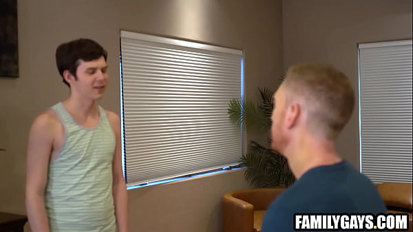 Image Step daddy convinced him to make gay porn video