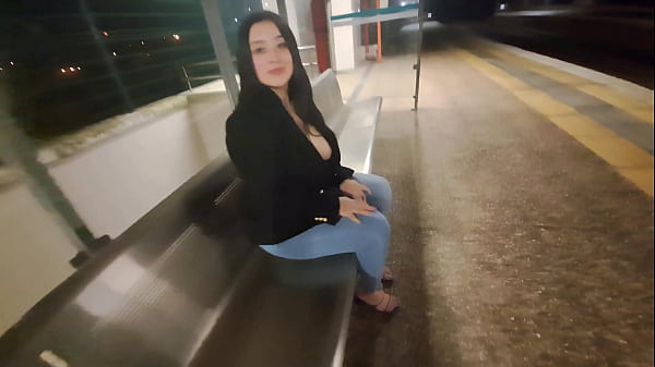 Image Public Outdoor Train Station Fuck with a Stranger