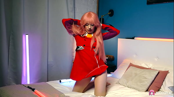 Image Cute sexy busty chick Rihanna Black uses a dildo in her pussy.