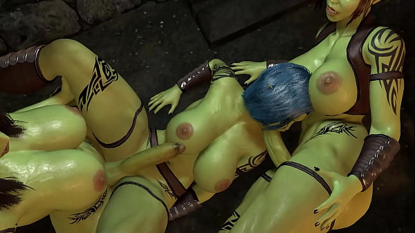 Image Anal Missionary with Shemale Futa Orc in a Threesome
