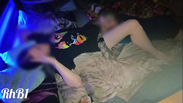 Image We had sex on a squeaky, illuminated hotel bed