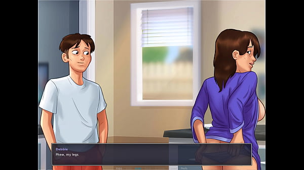 Image Let's Play - Summertime Saga, Sex with Debbie in the kitchen