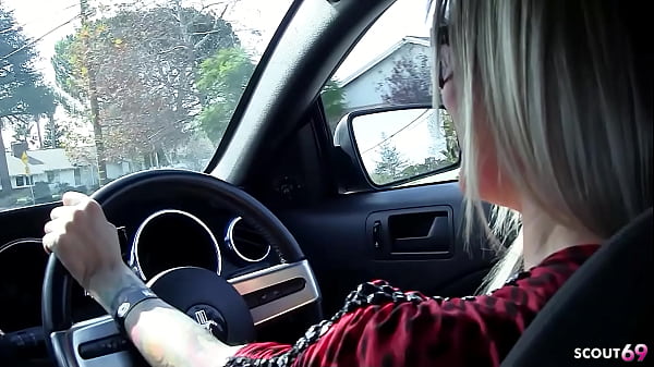 Image Sexy blonde Cougar Wife Pick Up Big Dick Boy on the way home and talk him to Cheating Fuck when husband is away
