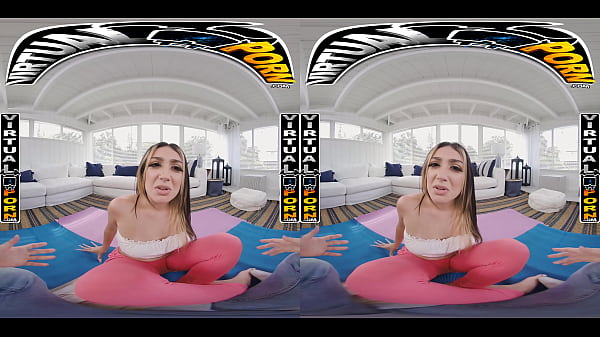 Image VIRTUAL PORN - While Peter Helps His Stepsis Violet Gems Do Yoga, He Rips Her Pants Open To Find Her Ass Staring At Him