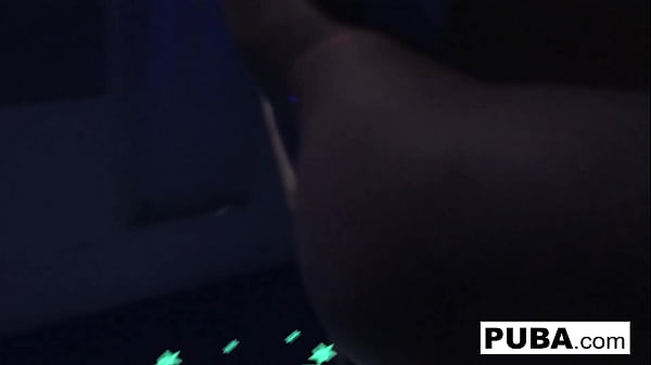 Image Sexy Dani has a hot black light threesome