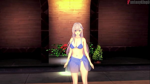 Image Belfast invites me to the pool and suck my dick | 1 | Azur Lane | Full & POV on Sheer & PTRN: Fantasyking3