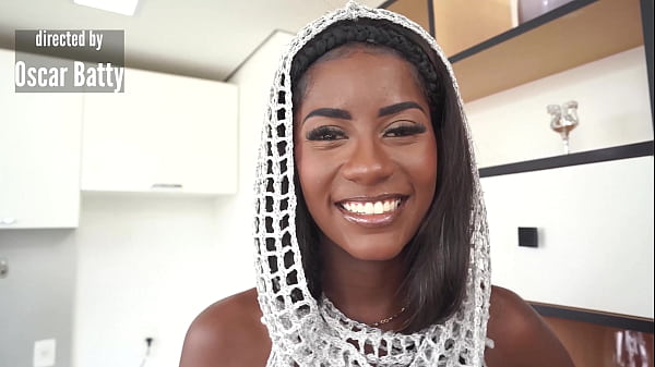Image Jenny Pretinha, 19 years old Brazilian ebony with perfect breasts fucked by 4 huge cocks (DAP, DVP, Anal, gapes, ebony, perfect breasts, 2-2-4on1) OB452