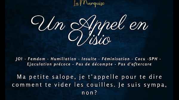 Image Un Appel en Visio - French audio femdom JOI