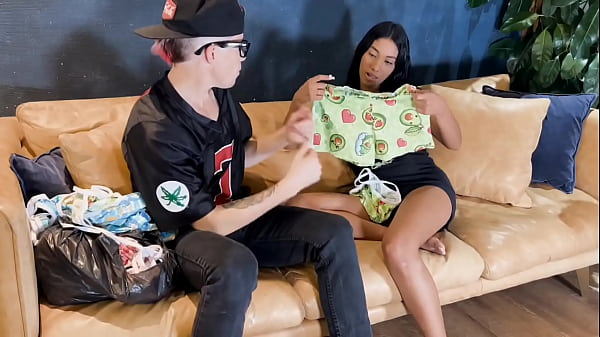 Image Hot Petite Colombian tries on Pajamas for her Sugar Daddy and Fucks after