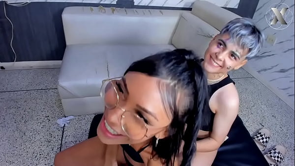 Image lesbian girl and her friend enjoy a good cock giving blowjobs