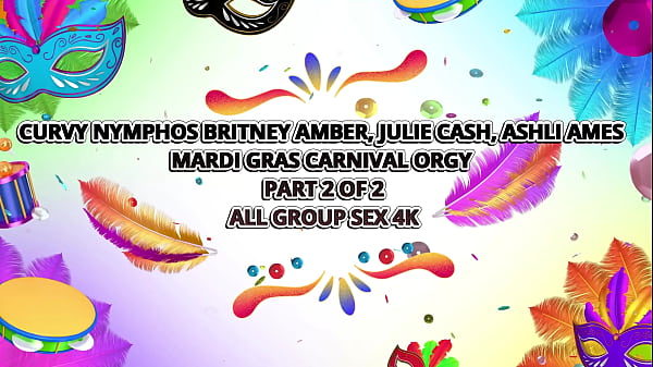 Image Curvy Nymphos Britney Amber, Julie Cash, Ashli Ames Mardi Gras Carnival Orgy - All Group Sex 4Kny Latina Vicki Chase has