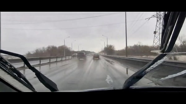 Image Fucking with a taxi driver on the side of the road with a handsome twink