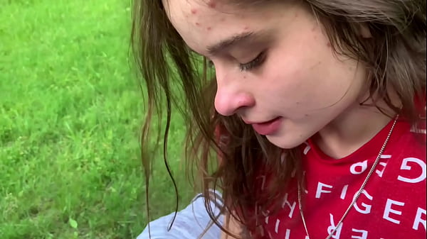 Image Lesbian best friend sucks dick on the park bench