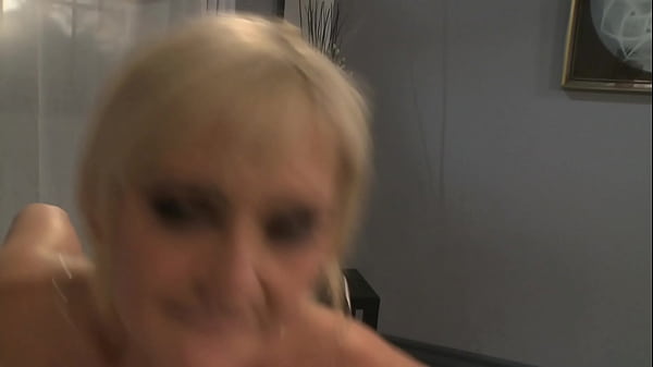 Image Blonde mom riding cock