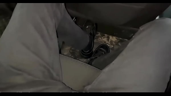 Image Jerking off to a taxi driver in the car while he's not looking
