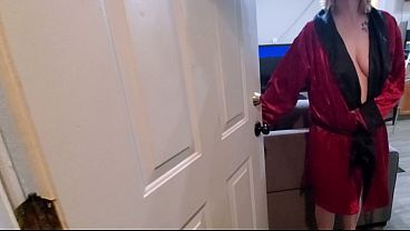 Image Horny Homeowner Couldn't PAY Electrician... She Offers A Different Form Of Payment!