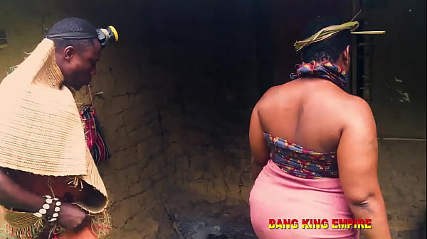 Image BBW sex addicted PATRICIA GABRIEL fucked African bush hunter WILLIAM SOFT on hardcore--
