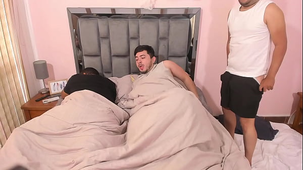 Image Fucking my best friend's boyfriend bareback while he sleeps and almost discovers us, fucked in his own bed.