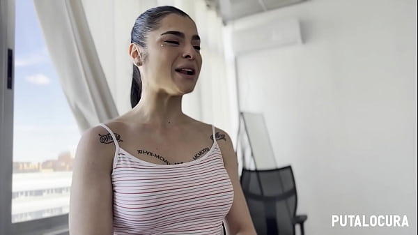 Image PutaLocura - Voluptuosa espa&ntilde_ola tatuada Nadja Hot charlando y tragando el semen de Torbe