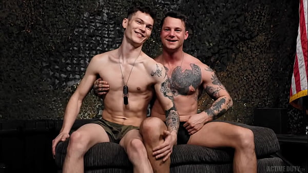 Image Abbie Twink Licks Up Beefy Soldier Load - Jason Windsor, Tyler James - FULL SCENE - ActiveDuty