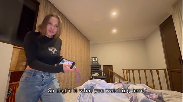 Image POV: Step sister found out i love anal porn and now she wanted to try it bad