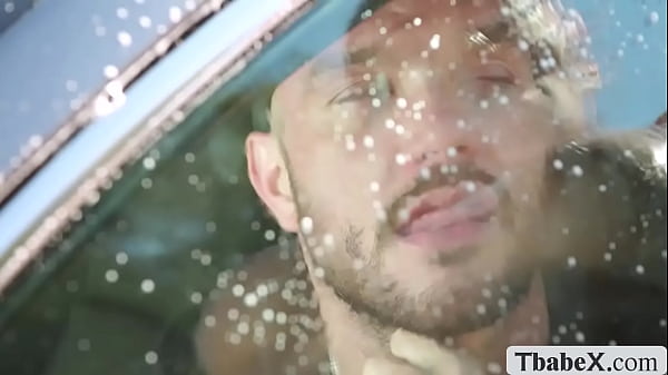Image Carwash babe Emma Rose gives customer extra service
