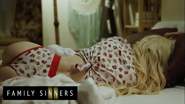 Image FAMILY SINNERS - Hot Blondie Is Sad After Her Boyfriend Leaves Her & Decides To Get Over Him By Fucking Her Stepbro