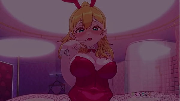 Image nia in her bunny custome rubing her pussy