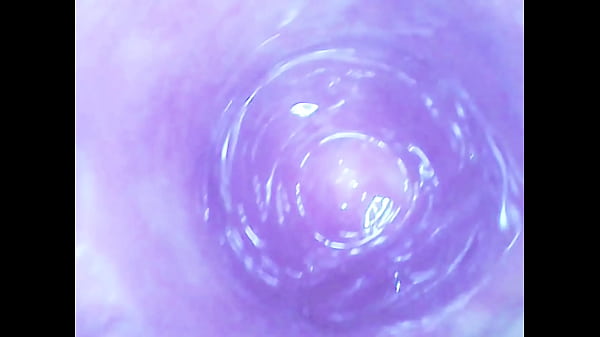 Image Hollow glass dildo with a cam inside the pussy!!! She came so fucking hard
