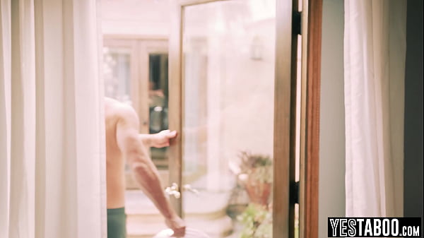 Image Cheating bisexual blonde has threesome with her big dick roommate
