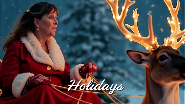 Image Granny Carmen Claus: Cocksucking Head Elf (Double Entendres Intended!)