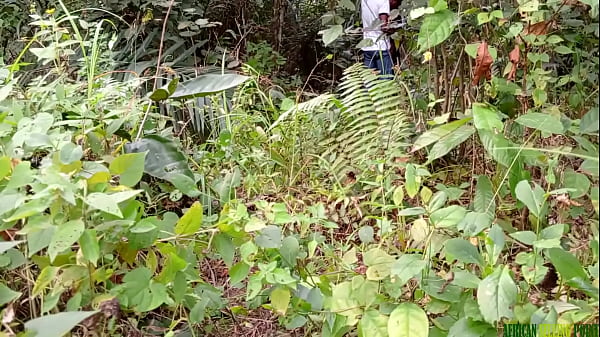 Image Fucking in the bush with a black fat pussy