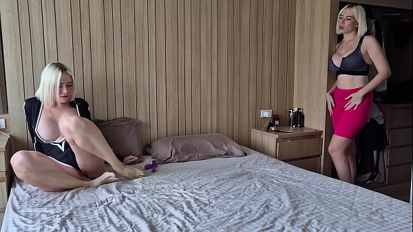 Image Horny neighbor spies on teen and comes over to masturbate on her