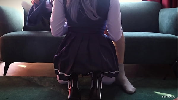 Image Alya stopped by the teacher's house for a private classes - Bella Hentaigirl