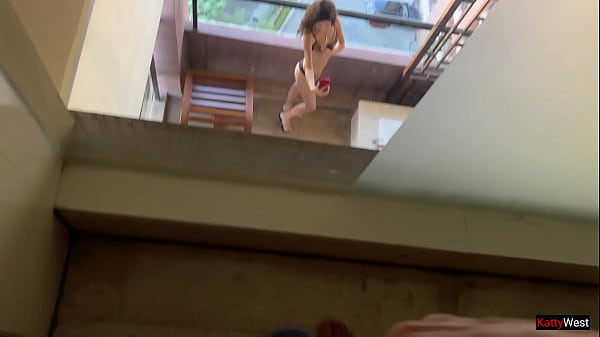 Image Neighbor Peep at Me Naked on the Balcony - and I Offered Him Anal Sex
