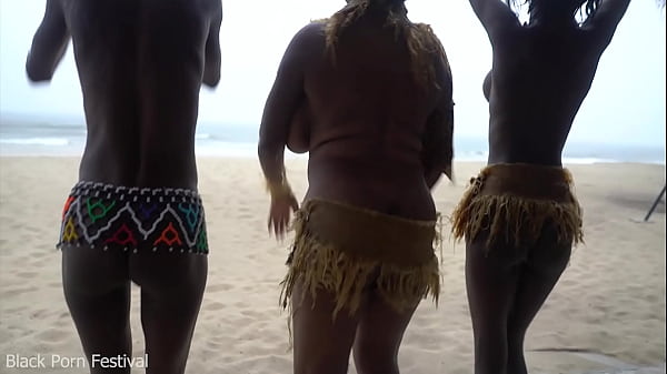 Image 3 African tribe witches doing a dancing ritual for making rain