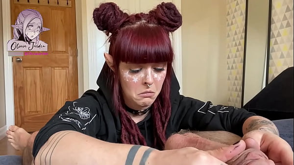 Image Alien Girl Extracts Cum From a Massive Cock